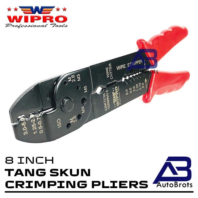 Tang Crimping Press Skun 6mm - 0,75mm OPT / 4 Way Crimping Tool