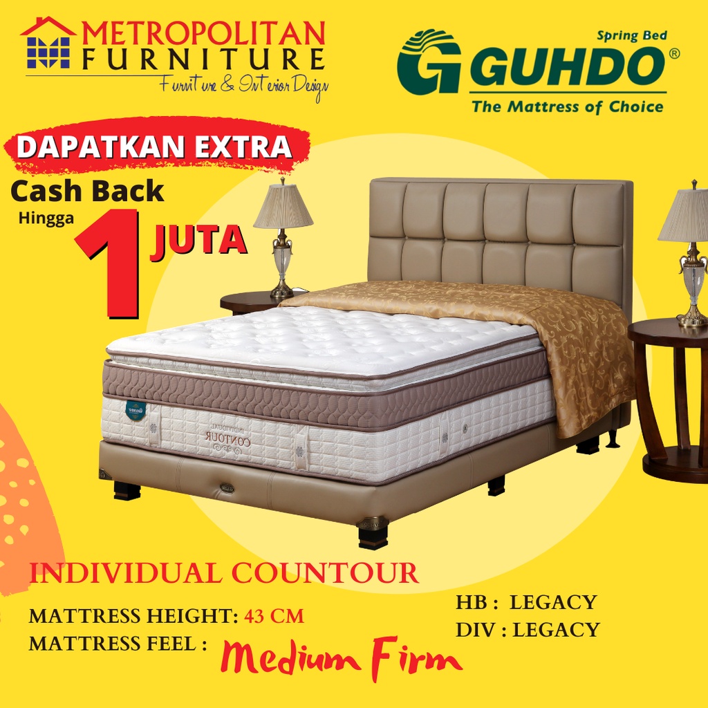 Kasur Springbed Guhdo Individual Contour FULL SET Legacy Style