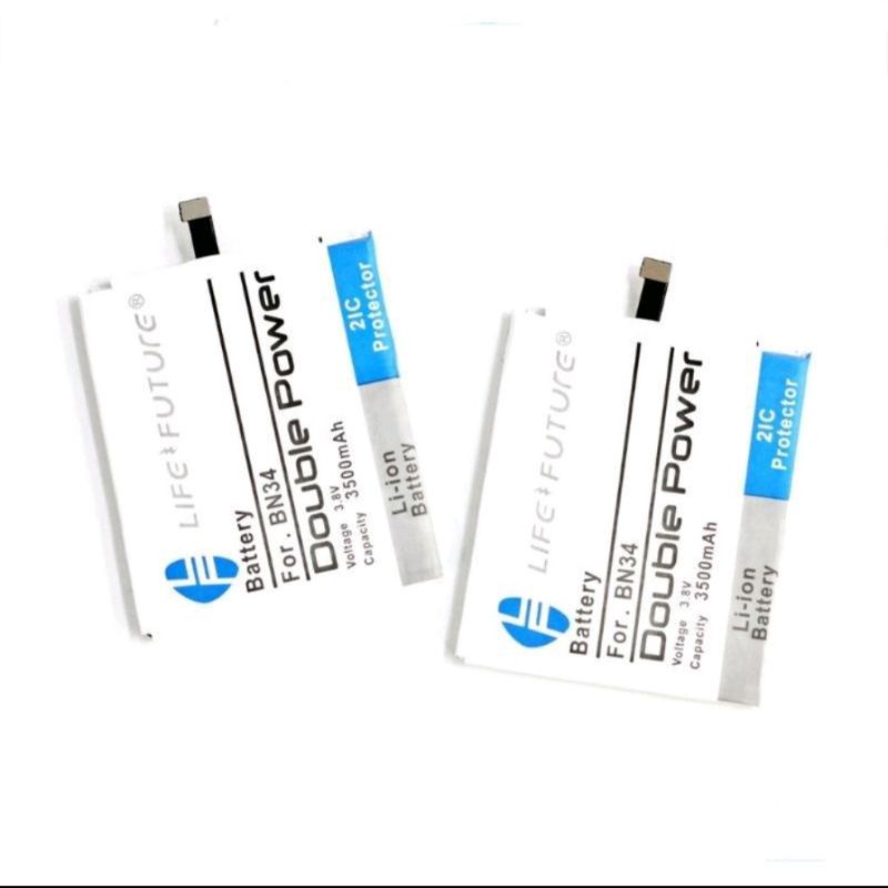 BATERAI XIAOMI REDMI 5A / BN 34 / BN34 / BN-34 DOUBLE POWER LIFE FUTURE