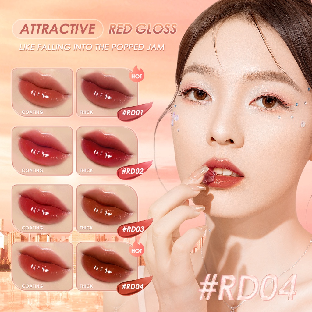 NIK - FOCALLURE Jelly Lip Gloss High Pigmented Lip Tint Waterproof Lipstick FA279 BPOM ORIGINAL