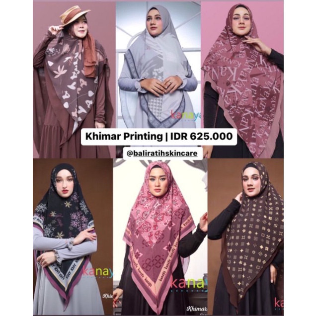 Kanaya - Khimar Printing