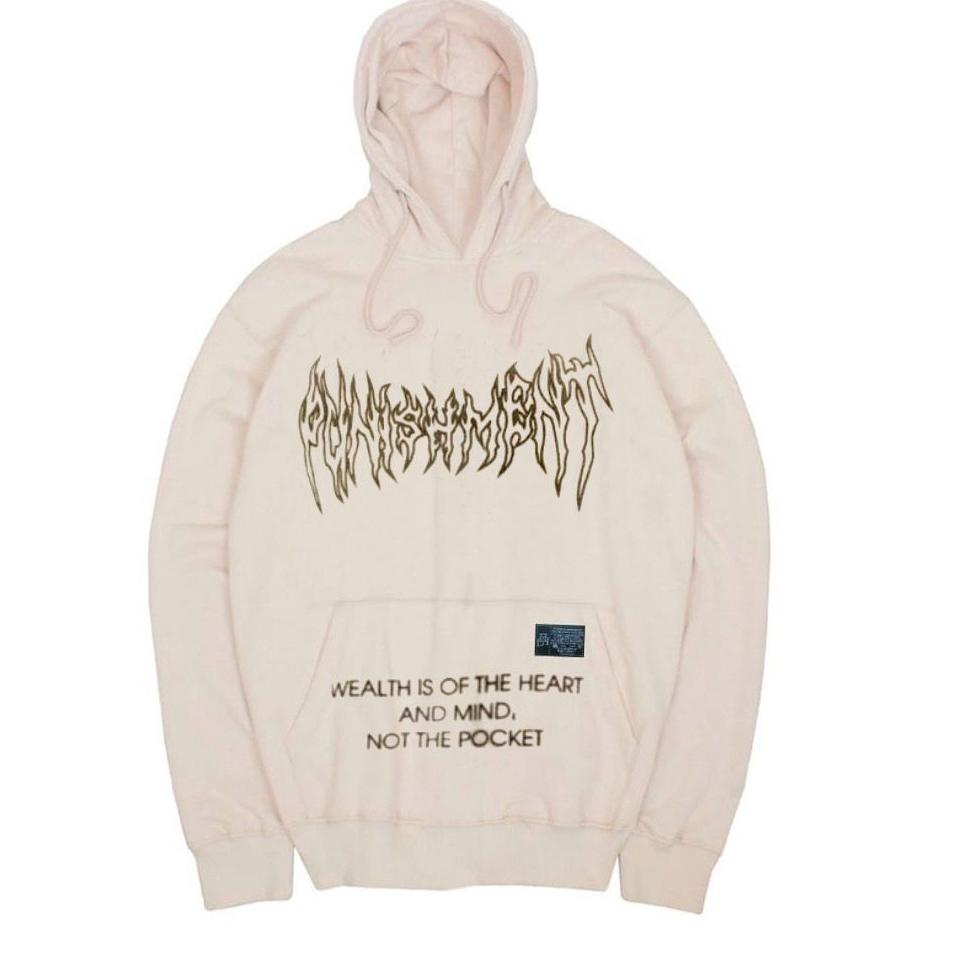 ▲ GRATIS ONGKIR Hoodie Pria Cream Metal Punishment Original Terlaris Sweater Hodie Aesthetic Jumper 