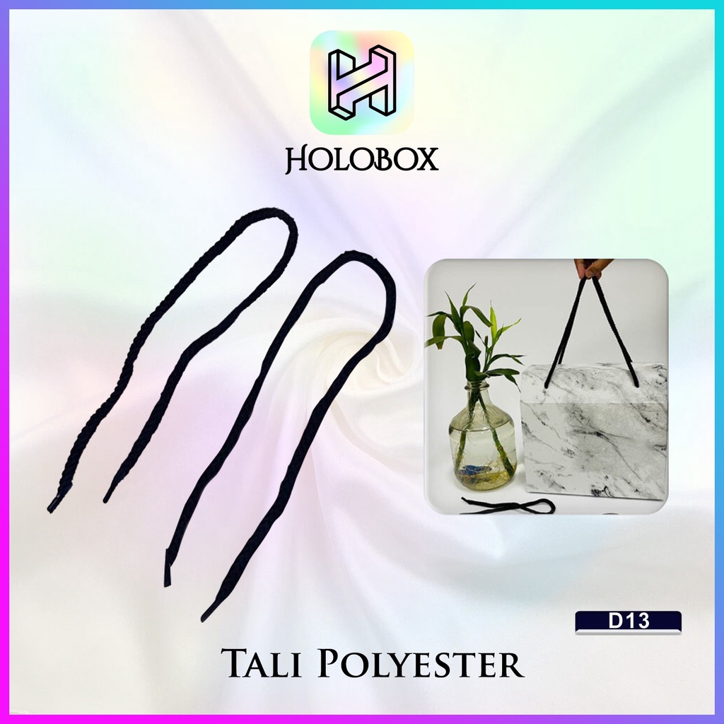 

Tali|Tali Hitam |Tali Polyester|Tali Kepang Sumbu|Packaging|(D13-01)