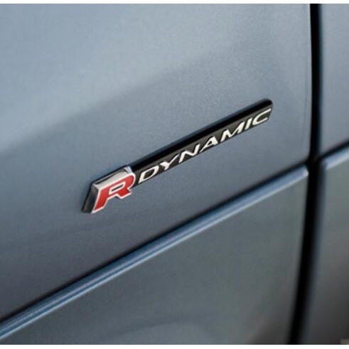 1x Logam RDYNAMIC R DYNAMIC Logo Mobil Auto Side Fender Dekoratif Emblem Badge Stiker Decal Pengganti LAND ROVER RANGE ROVER