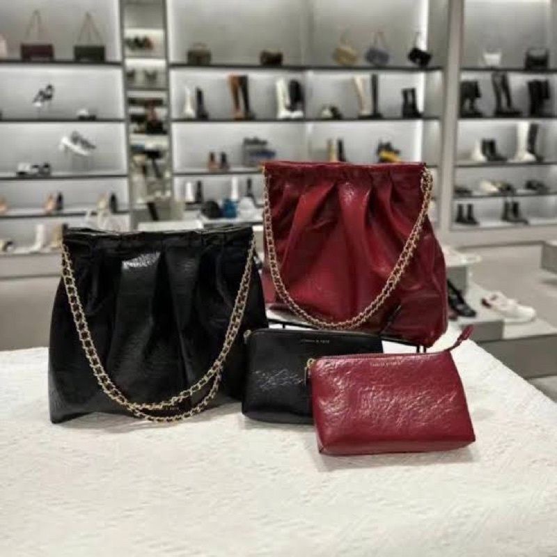 by_bag CK 1334 duo double chain hobo bag