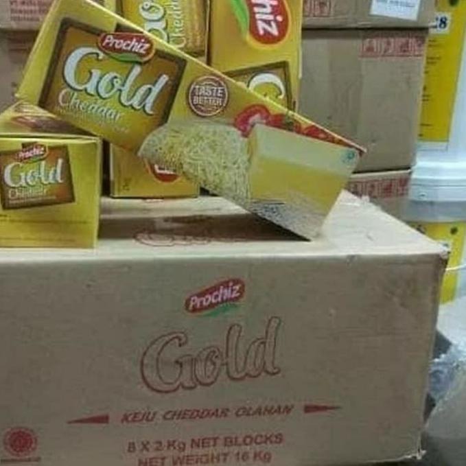 

✲ Keju Cheddar Prochiz Gold 2 Kg ☉