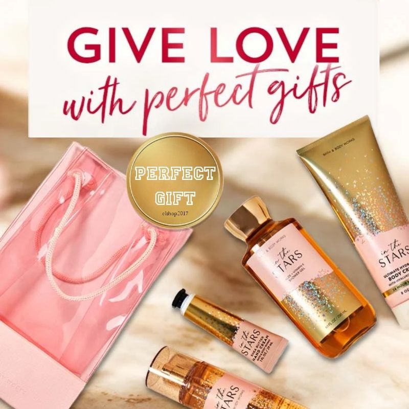 BATH &amp; BODY WORKS BBW FULLLSIZE GIFT SET BOX GINGHAM ROSE WARM VANILLA SUGAR WVS CHAMPAGNE TOAST YOU'RE THE ONE YTO INTO THE NIGHT ITN IN THE STARS ITS AWAKENING SUN RESTFUL MOON A THOUSAND WISHES ATW