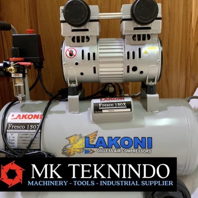Lakoni Oilless Compressor Kompressor Fresco 130 X 1 Hp Silent 130-X