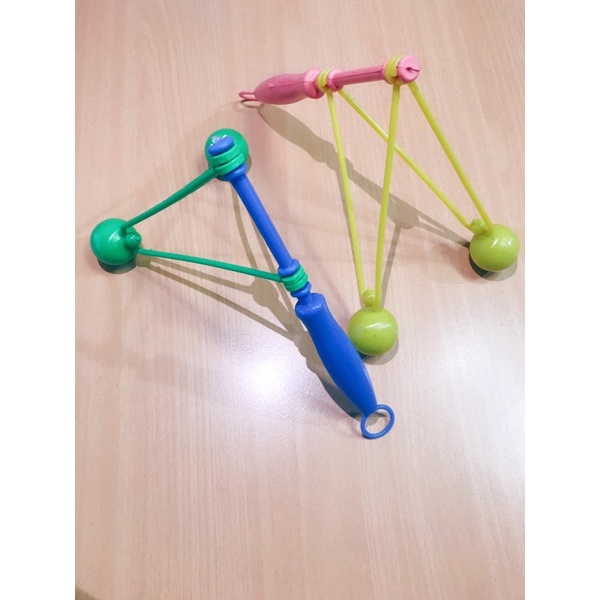 Lato Lato Gagang Ukuran 20cm  /Mainan Latto Bola Etek Etek Lato Lato Viral Tek Tek