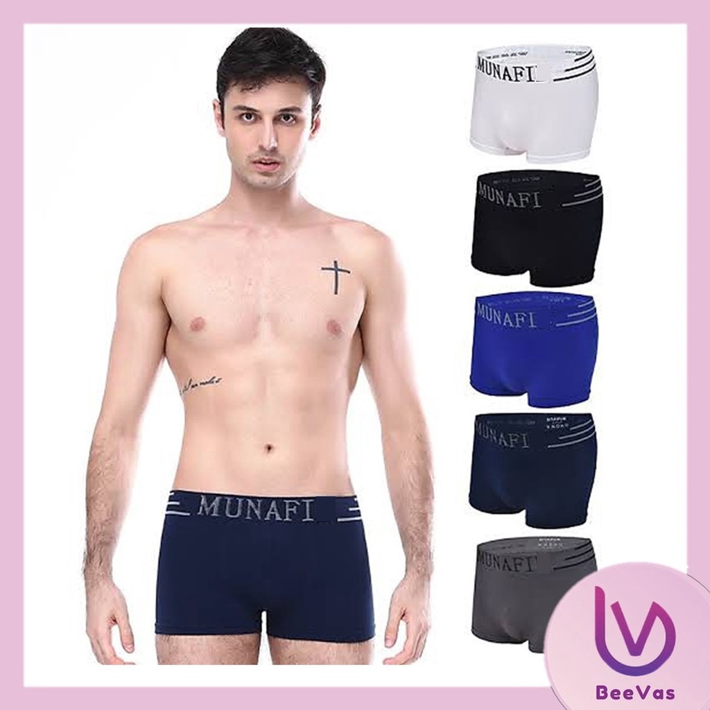 BV.ID BX030 Celana Dalam Boxer Munafi Pria CD Boxer Cowok Pakaian Dalam Pria Sempak Munafi COD