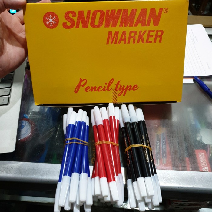 

Terlaris Spidol Snowman Pw-1A Gross