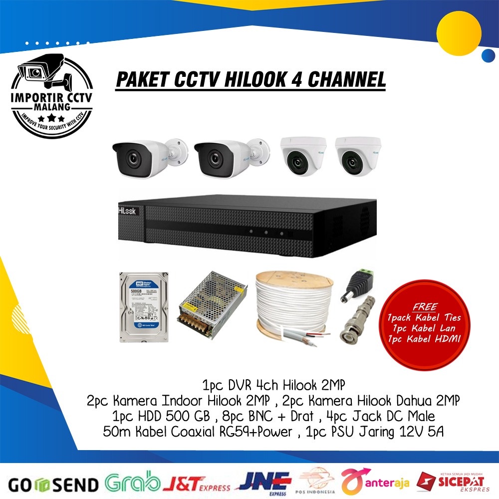 Paket CCTV Hilook  4Channel ICM