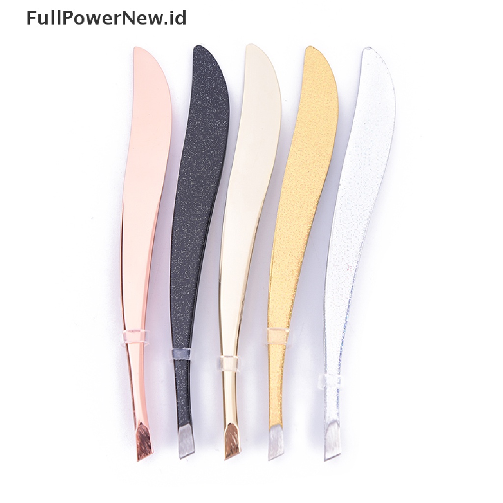 Power Profesional stainless steel tweezer Alis Wajah Hidung Rambut Klip remover Alat ID