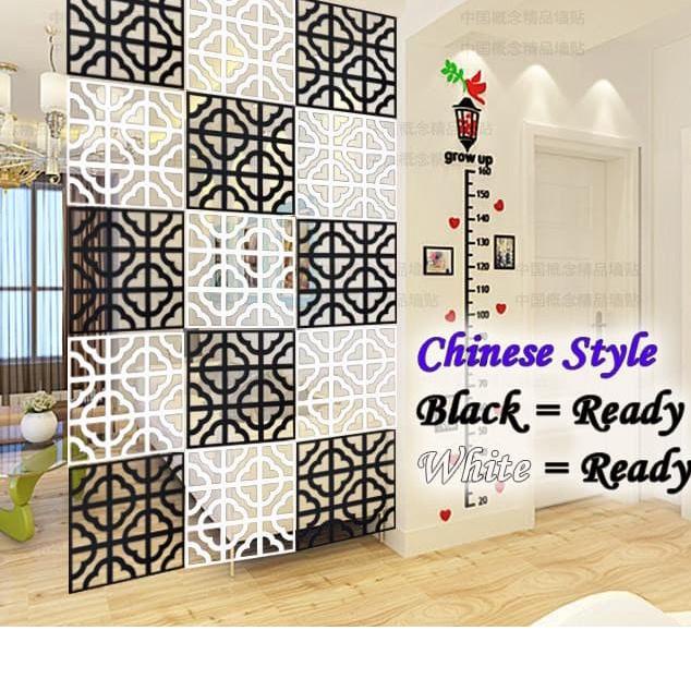 ❇ TIRAI GANTUNG PARTISI PENYEKAT RUANGAN VINTAGE MINIMALIS TIRAI PEMBATAS RUANGAN CHINESE STYLE ➫