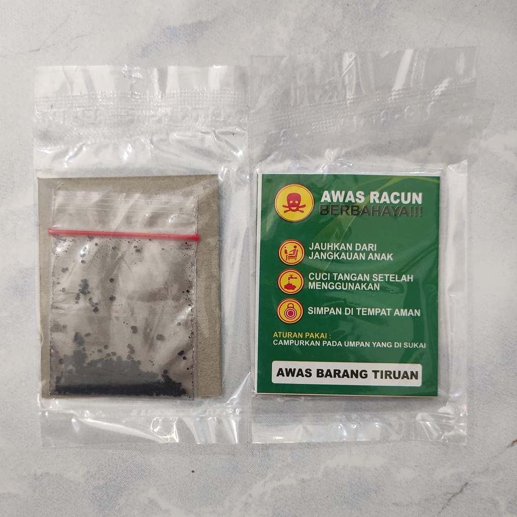 Bacgun Temik Racun Tikus Ampuh Mati Kering