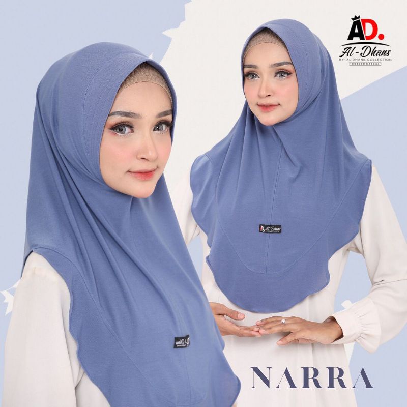 NARRA PET ORI AL DHANS | ALDHANS | JILBAB INSTAN | KERUDUNG KEKINIAN ~ 029