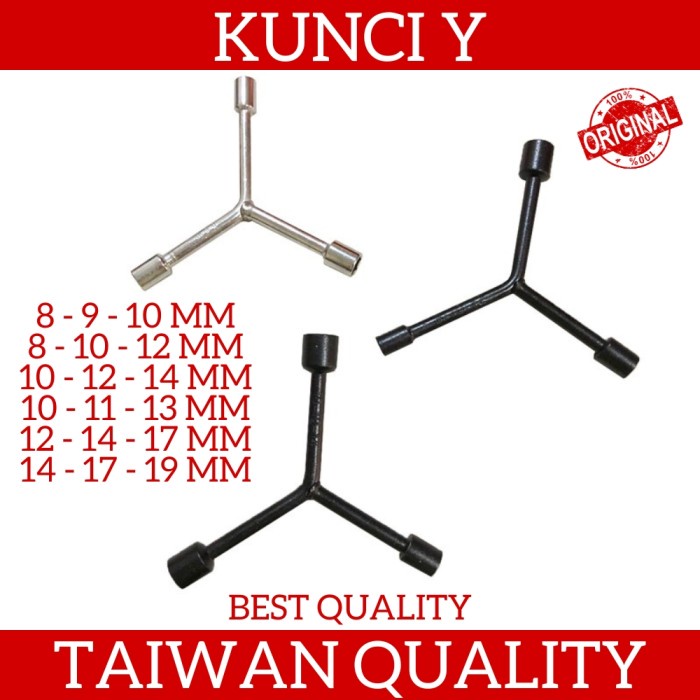 Kunci Bentuk Y Shok Sok Shock Y Type Wrench Bnyk Ukuran Taiwan Quality