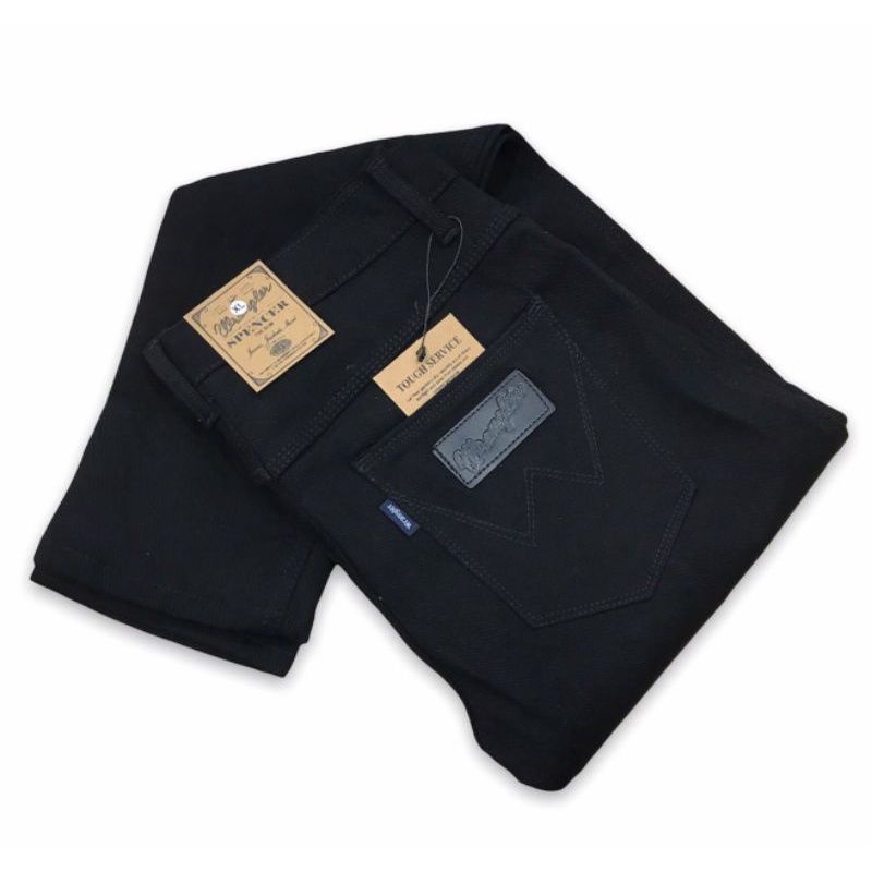 Celana Jeans Wrangler Slimfit Hitam Pekat