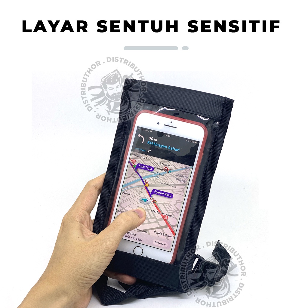 Big Sale Holder Hp Motor Tas Waterproof Handphone Di Stang Sarung Pelindung Ponsel Hape Untuk Ojol