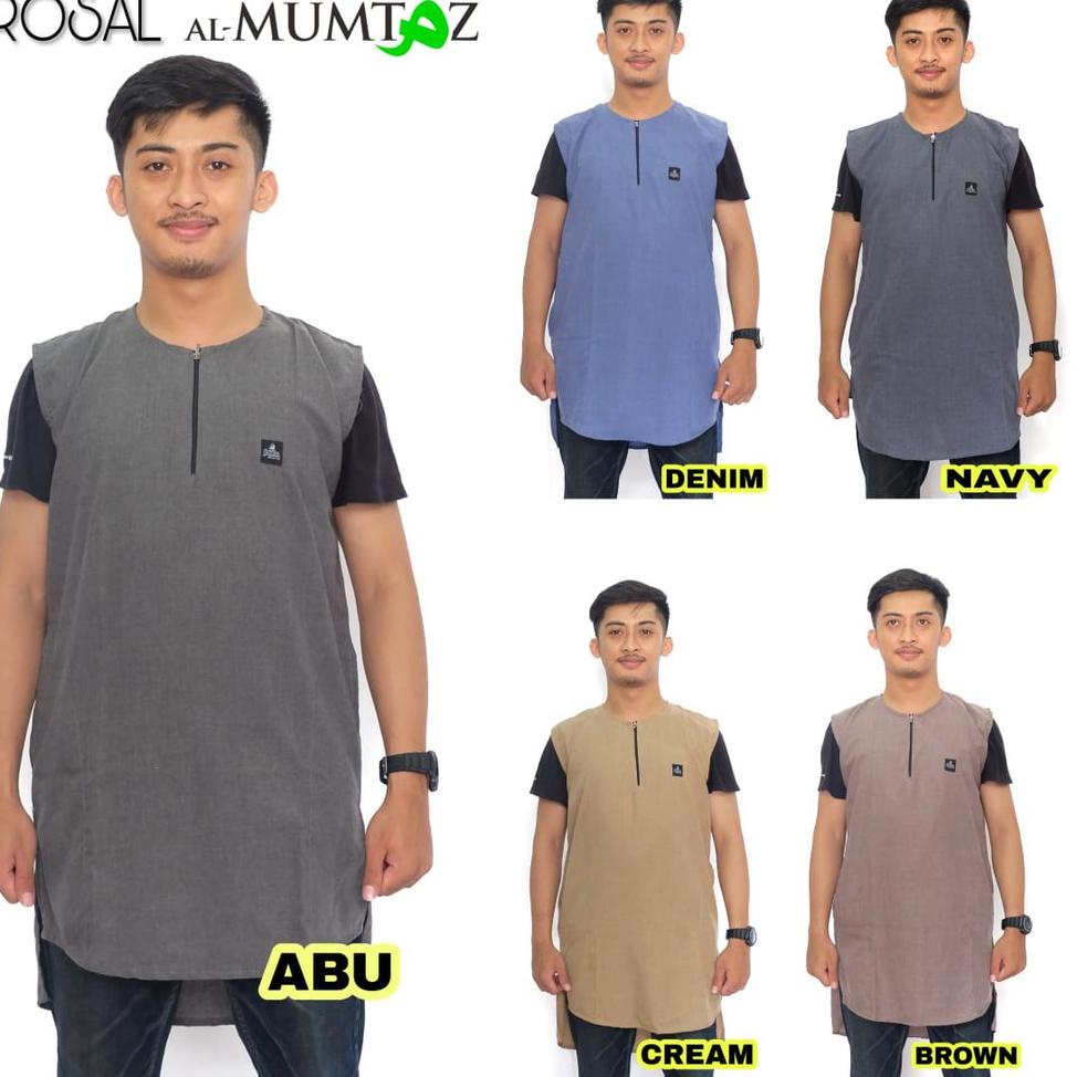 Terbaru ROMPI SHOLAT ALMUMTAZ rosal rompi baju sholat rompi shalat rompi muslim rompi sholat pria