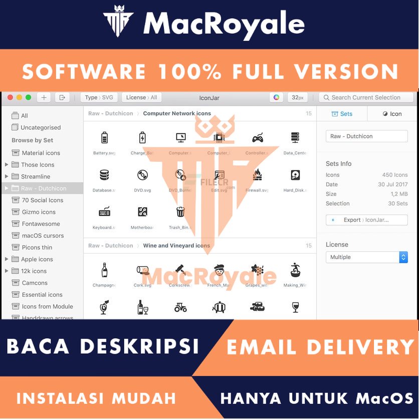 [MacOS] IconJar Full Version Lifetime Full Garansi