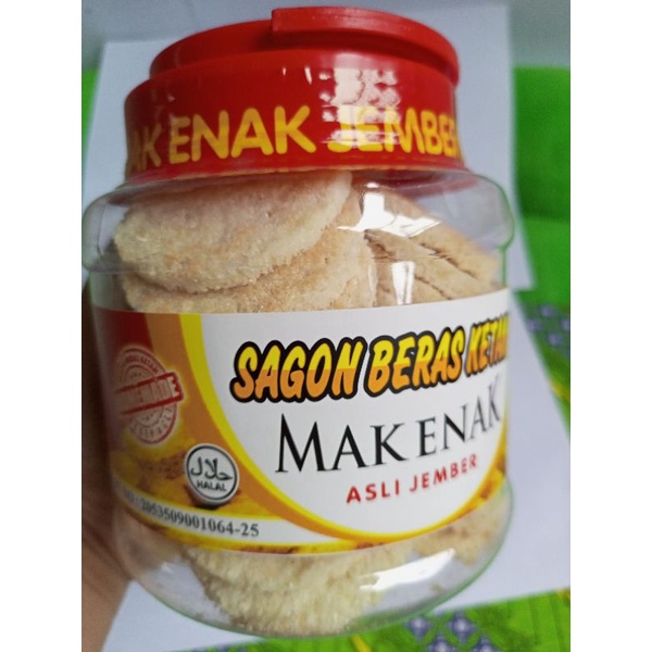 Kue sagon beras ketan Mak Enak