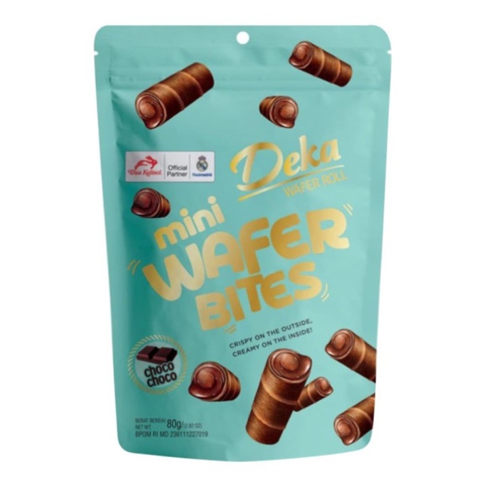 

DEKA MINI Deka Wafer Roll Mini Bites Choco 80 gr ORIGINAL