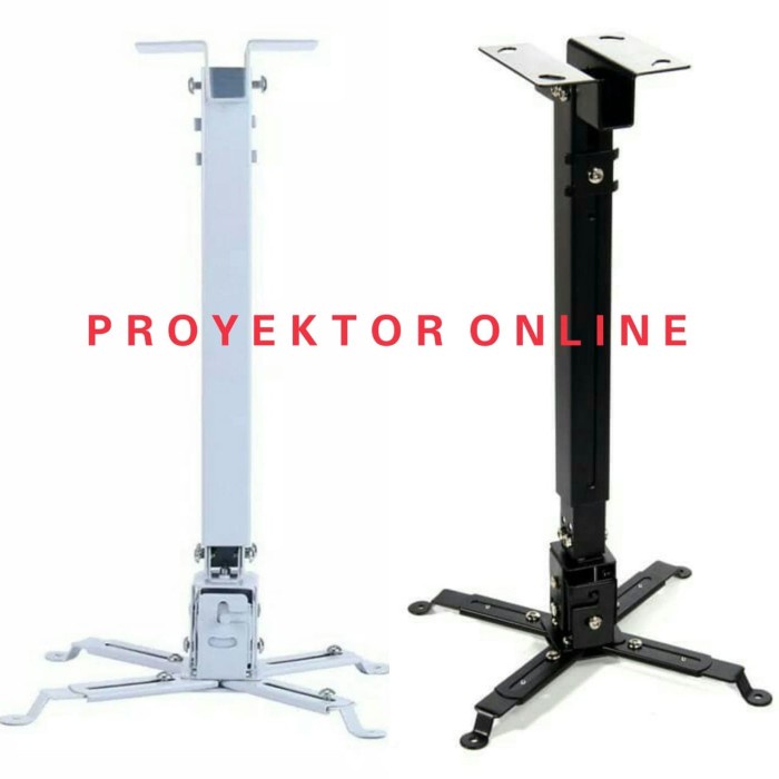 

[[JNT COD]] Bracket Projector Ceiling Mount - Putih