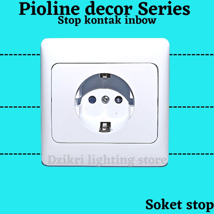 Pioline Decor Series Socket Stop Kontak - Stop Kontak Inbow