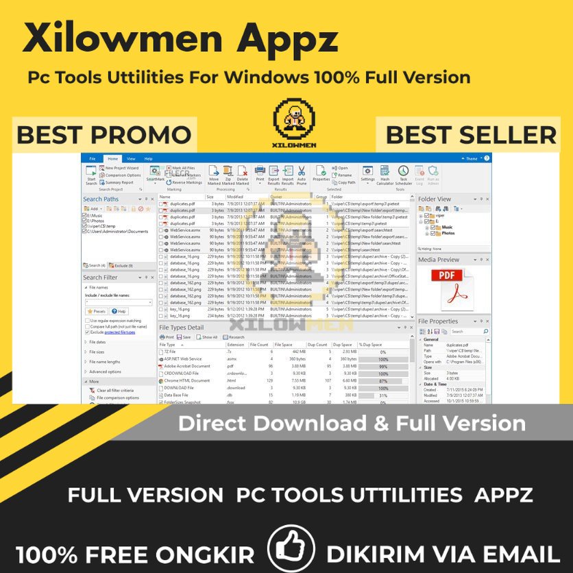 [Full Version] Duplicate File Detective Pro PC Tools Software Utilities Lifetime Win OS