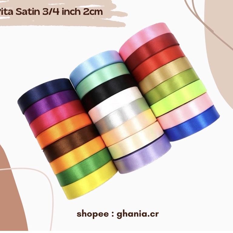 

D94 Pita Satin 3/4 inch 2cm PER ROLL TERLARIS ♩♪