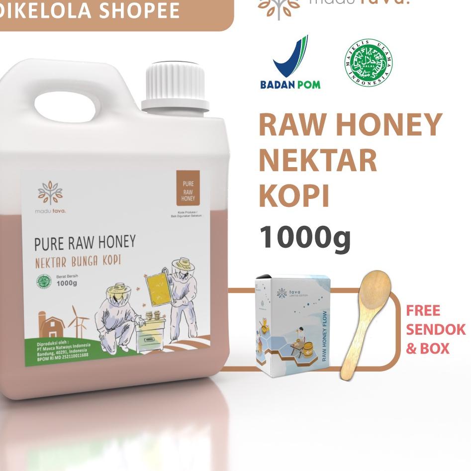 

✷ Asli Murni 1kg Tava Grade A Nektar Kopi 100% Alami Pure Natural Raw Honey ✬