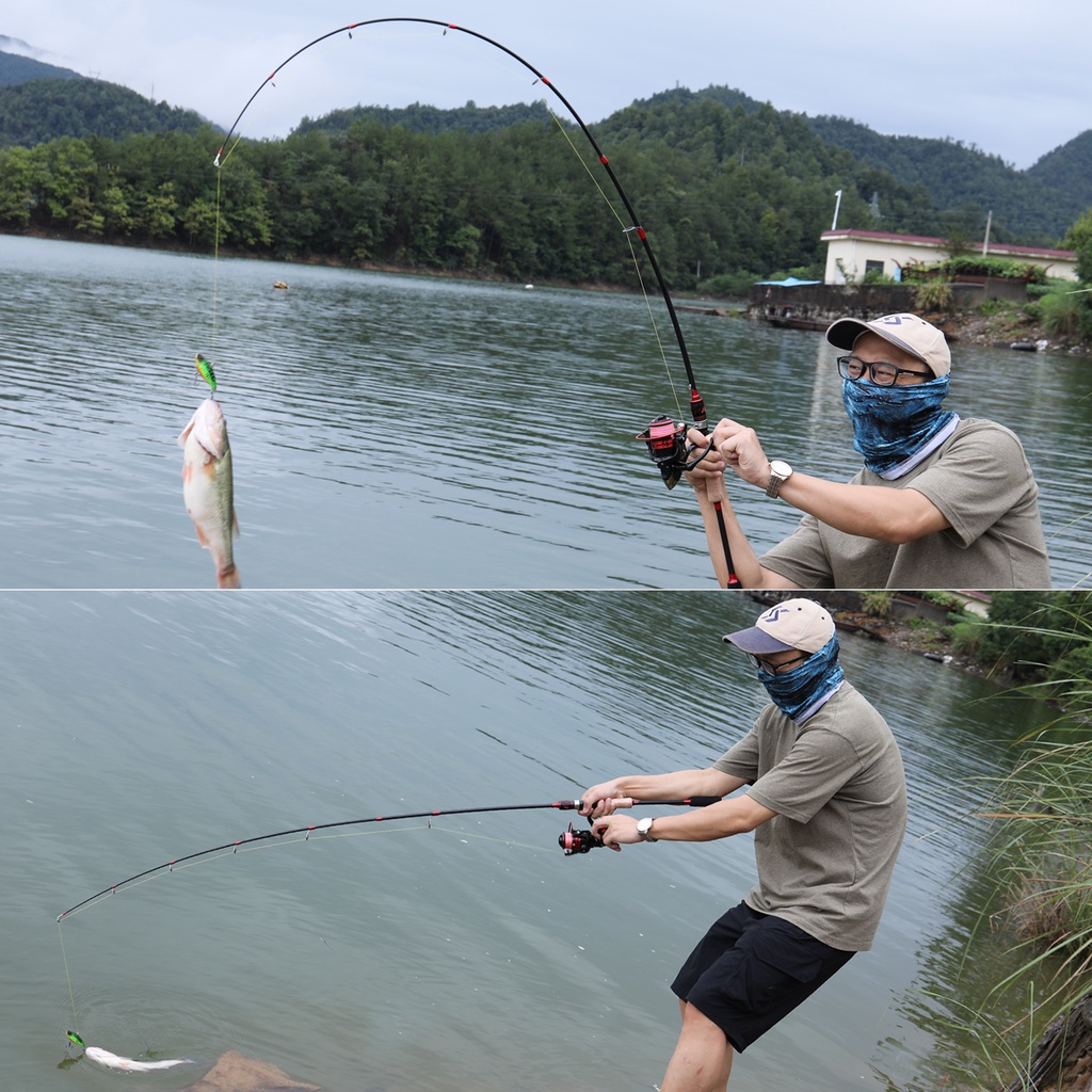 Joran Pancing Spinning/Casting Fishing Rod 1.65M 2 Sections Carbon  Fiber  Outdoor Fishing Rod