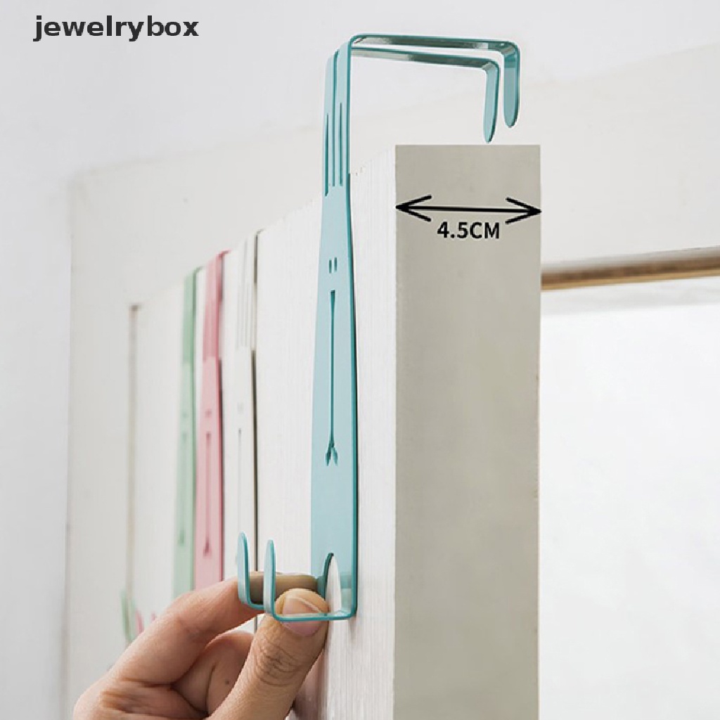 [jewelrybox] Kartun Kelinci Pintu Belakang Kait Pukulan Gratis Lemari Belakang Gantungan Kamar Tidur Dapur Lemari Dinding Gantungan Rumah Penyimpanan Rak Coat Hook Butik