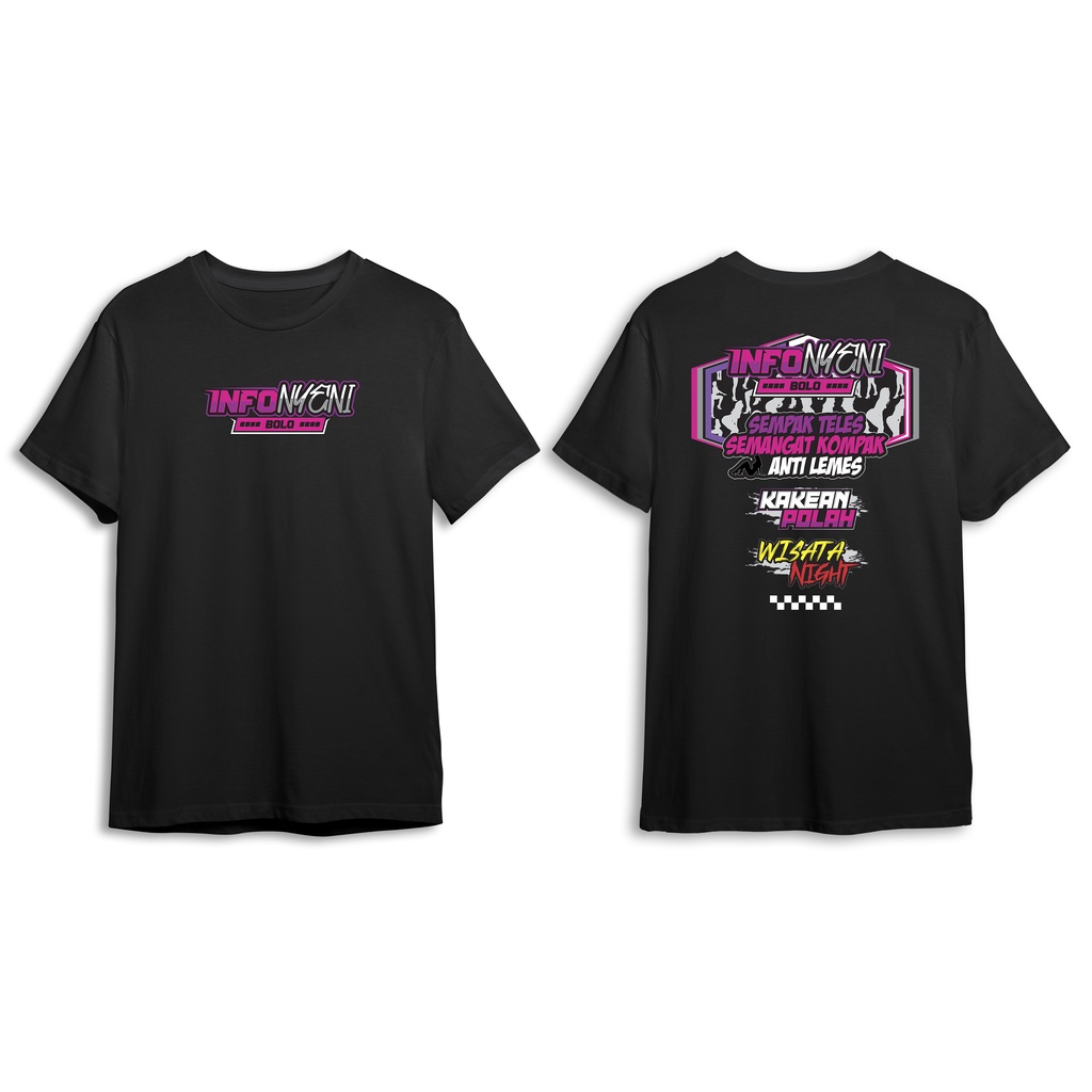 Kaos Nyeni / Kaos Rombongan nyeni nyenuk / Kaos info nyeni bolo Terbaru