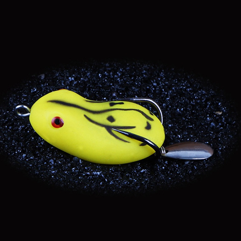 1pcs Soft Frog Fishing Lure Kait Ganda 5cm 12g Topwater Bass Frog Umpan Mengambang Buatan Fishing Tackle