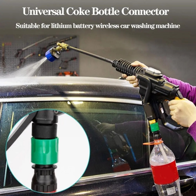 1pc Sambungan Pipa Masuk Masuk Air Mesin Cuci Mobil Tekanan Tinggi Universal/Konektor Selang Ekstraksi Botol Portabel/Aksesoris Alat Cuci Kendaraan