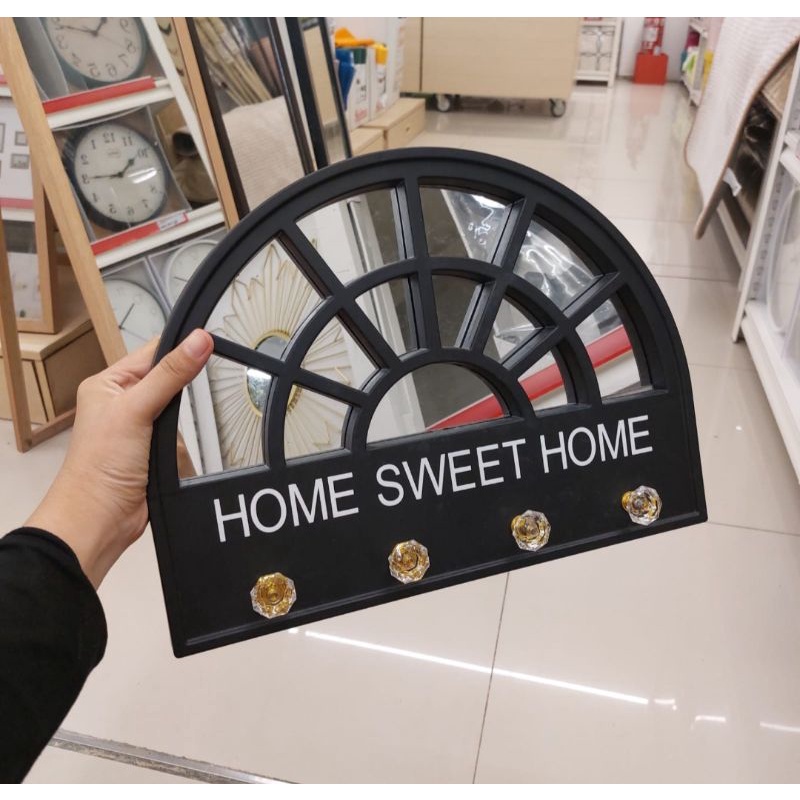 hiasan dinding informa selma / gantungan / gantungan dinding / hiasan dinding home sweet home / jam 