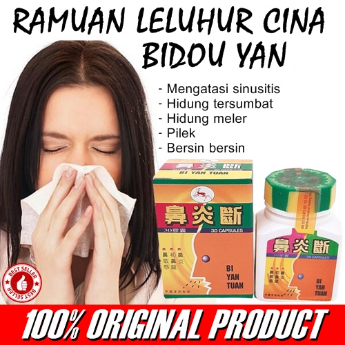 Obat sinusitis herbal bidou yan ramuan leluhur cina ampuh mengatasi flu pilek dan sinusitis