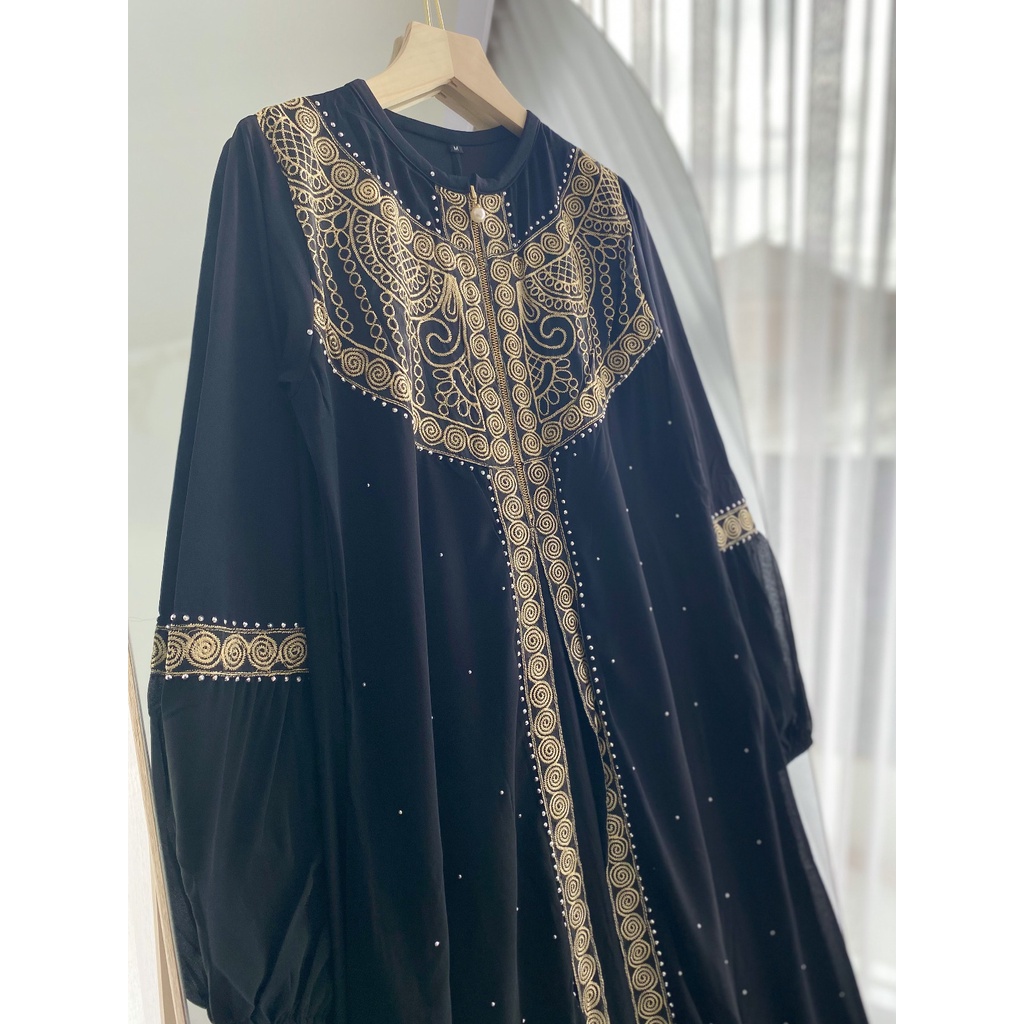 ABAYA RAIMA / Gamis Turkey / Longdress Muslimah / Maxy Formal / Busana Muslim / Dress Kondangan / Pakaian Mewah Arabic