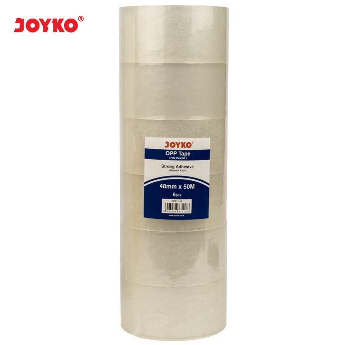 Lakban Bening Joyko OPP Tape OPP-1-50 48 mm x 50 m meter (54 yard)