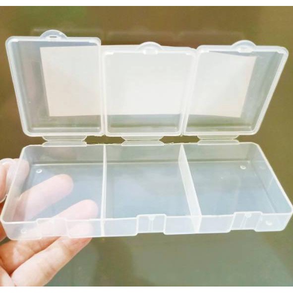 ✯ A04 -KOTAK PLASTIK / KOTAK AKSESORIS / BOX PLASTIK / BOX AKSESORIS ADA PENYEKATNYA ❉
