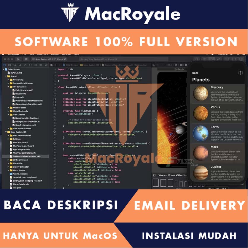 [MacOS] Apple Xcode Full Version Lifetime Full Garansi