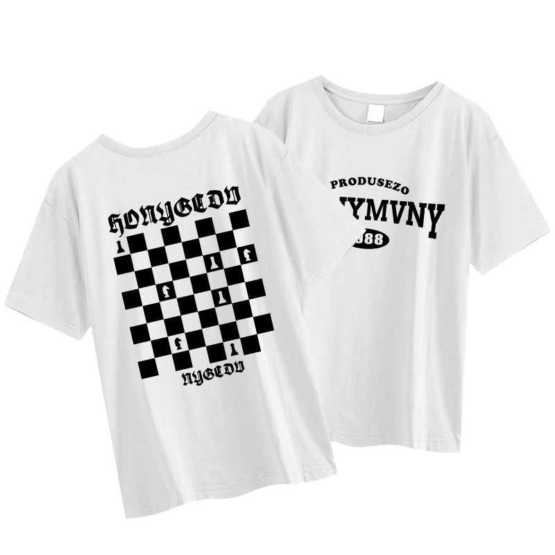 baju atasan wanita kaos oversize lengan pendek graphic graffiti print T-shirt import kaos basic couple ootd