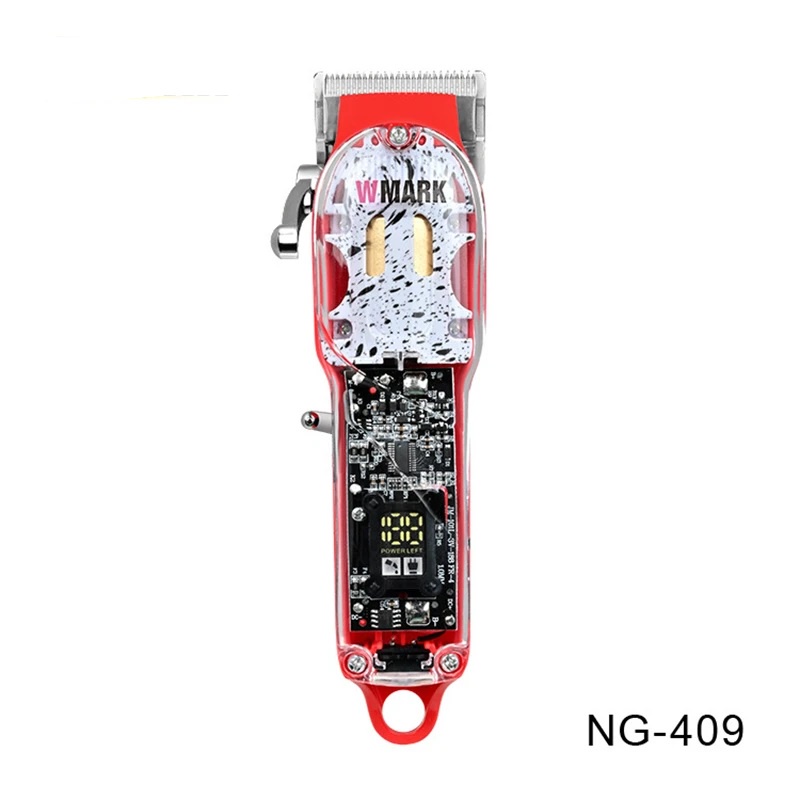 Alat Cukur Elektrik Wmark NG 409 Pangkas Rambut Barbershop LED Display