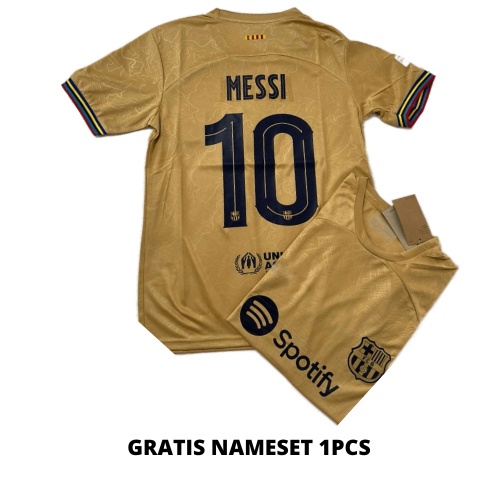 FREE NAMESET 1PCS+JERSEY BOLA BARCELONA AWAY 2022 2023