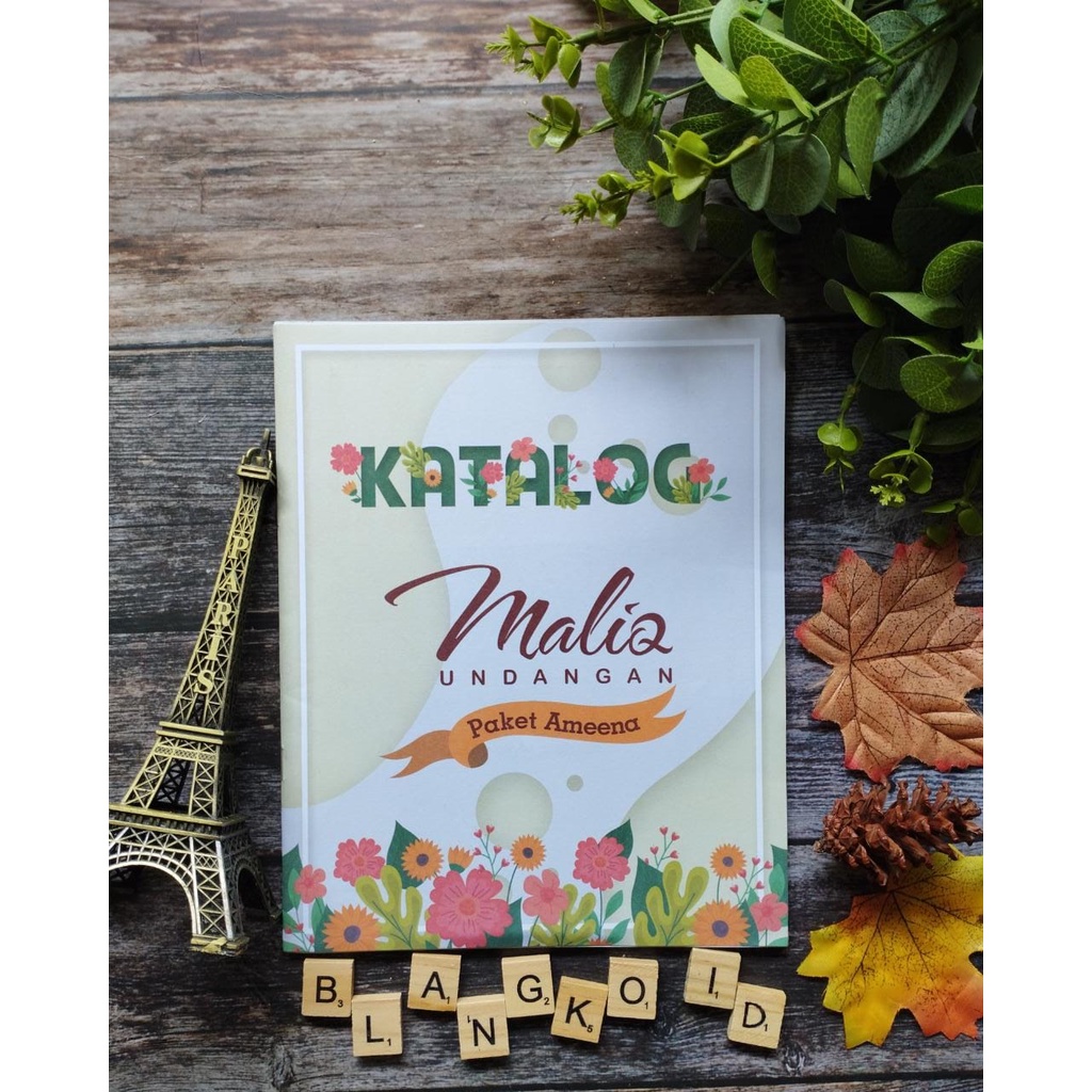 Katalog Blangko Undangan Maliq Seri Ameena