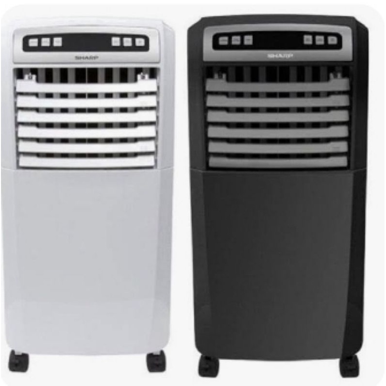 (Khusus Wilayah Kota Palembang) AIR COOLER FLOOR SHARP STANDING PJ-A55TY-B/W, Air Cooler Sharp, Pale