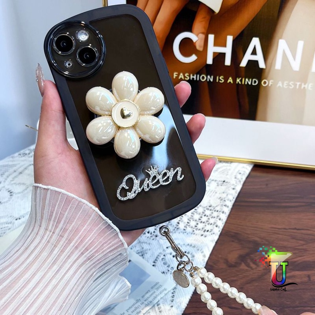 GC11 SOFTCASE POP FLOWER LANYARD FOR XIAOMI REDMI 9T 6A 8 8A PRO 9 9A 9C 10A 10 10C C40 NOTE 8 9 10 