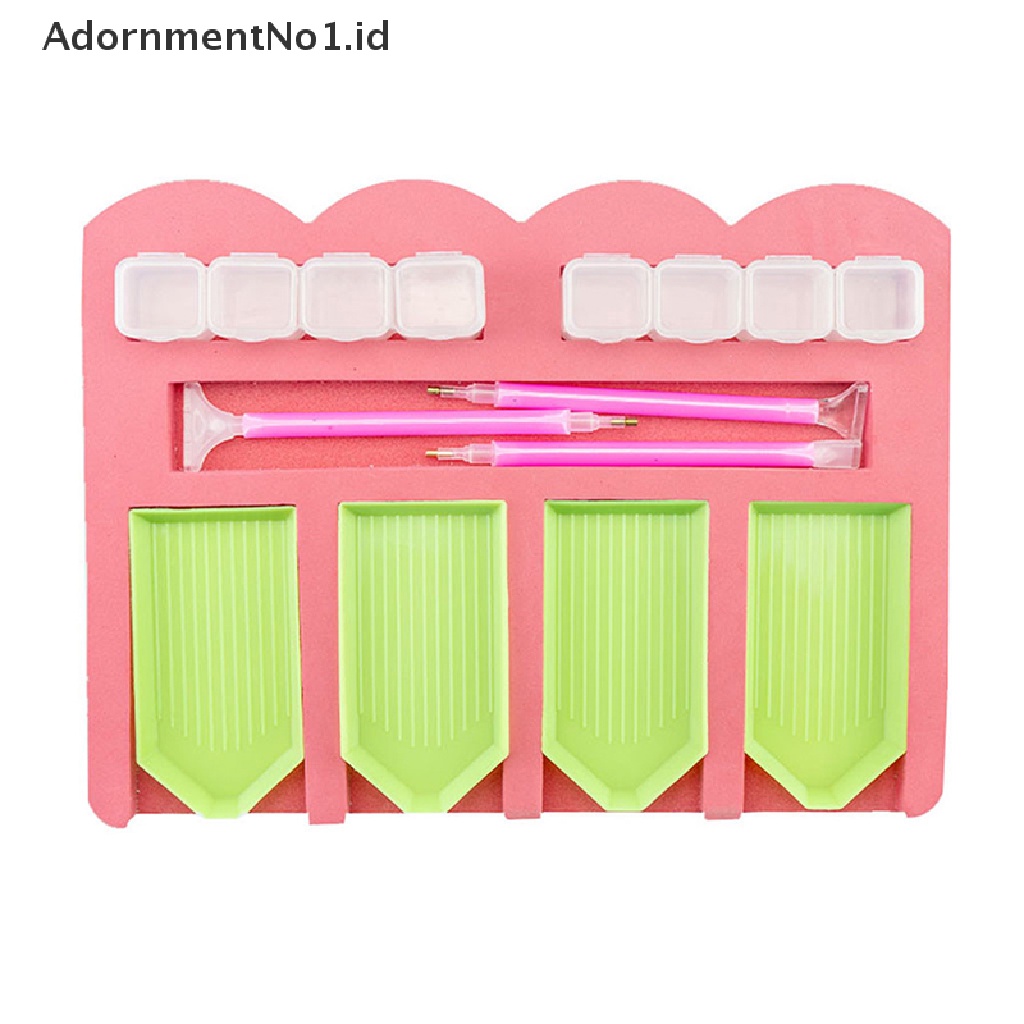 [AdornmentNo1] Diamond Paing Tray Organizer Multi Boat Holder Diamond Paing Kits Manik-Manik [ID]